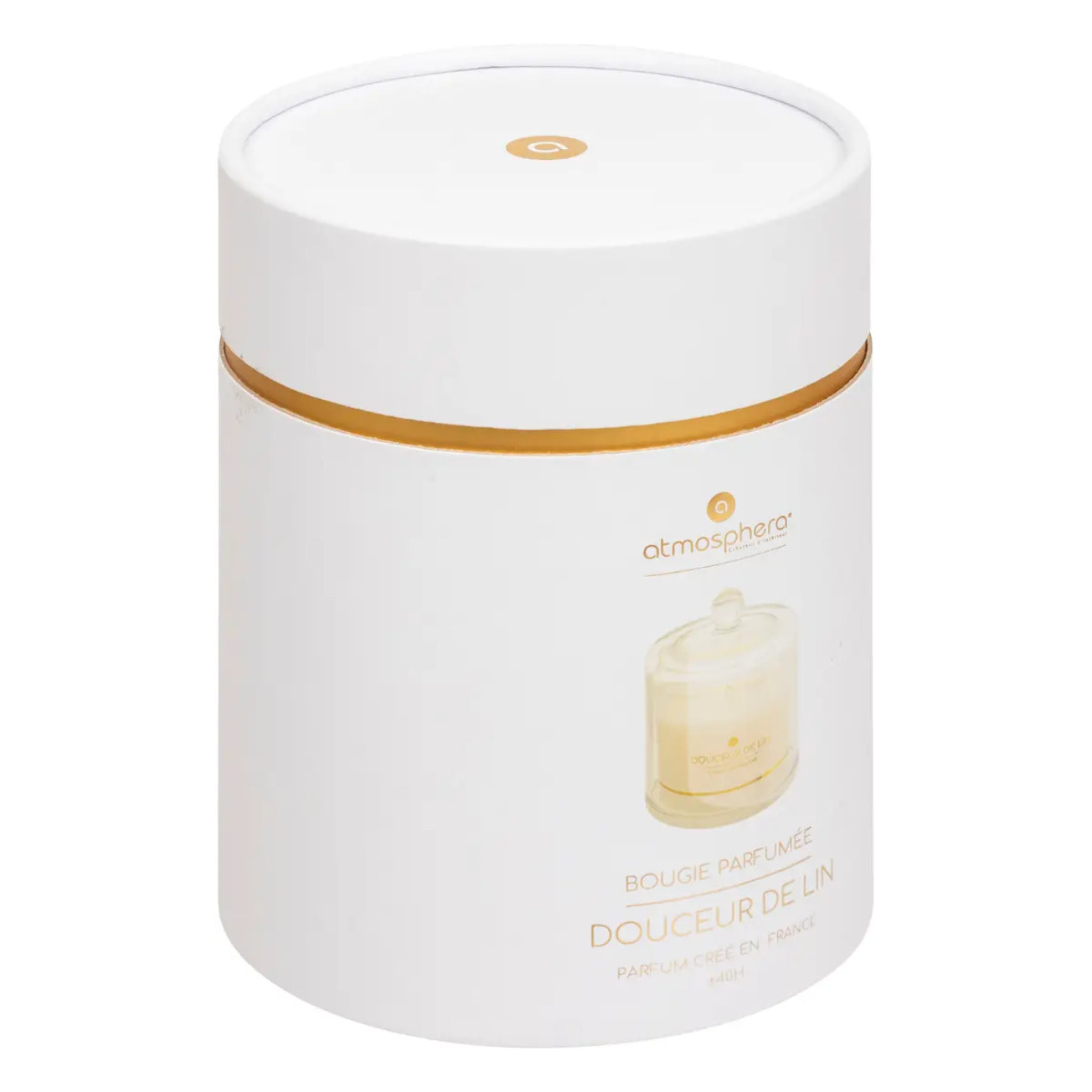 Bougie parfumée Ilae 240g cloche verre lin