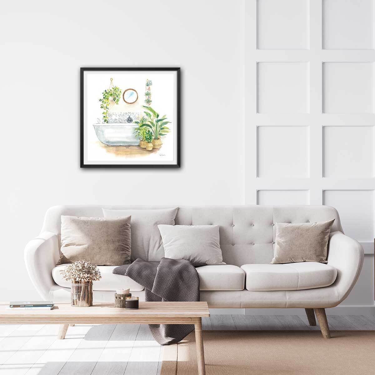 Affiche Baignoire tropicale Affiche seule