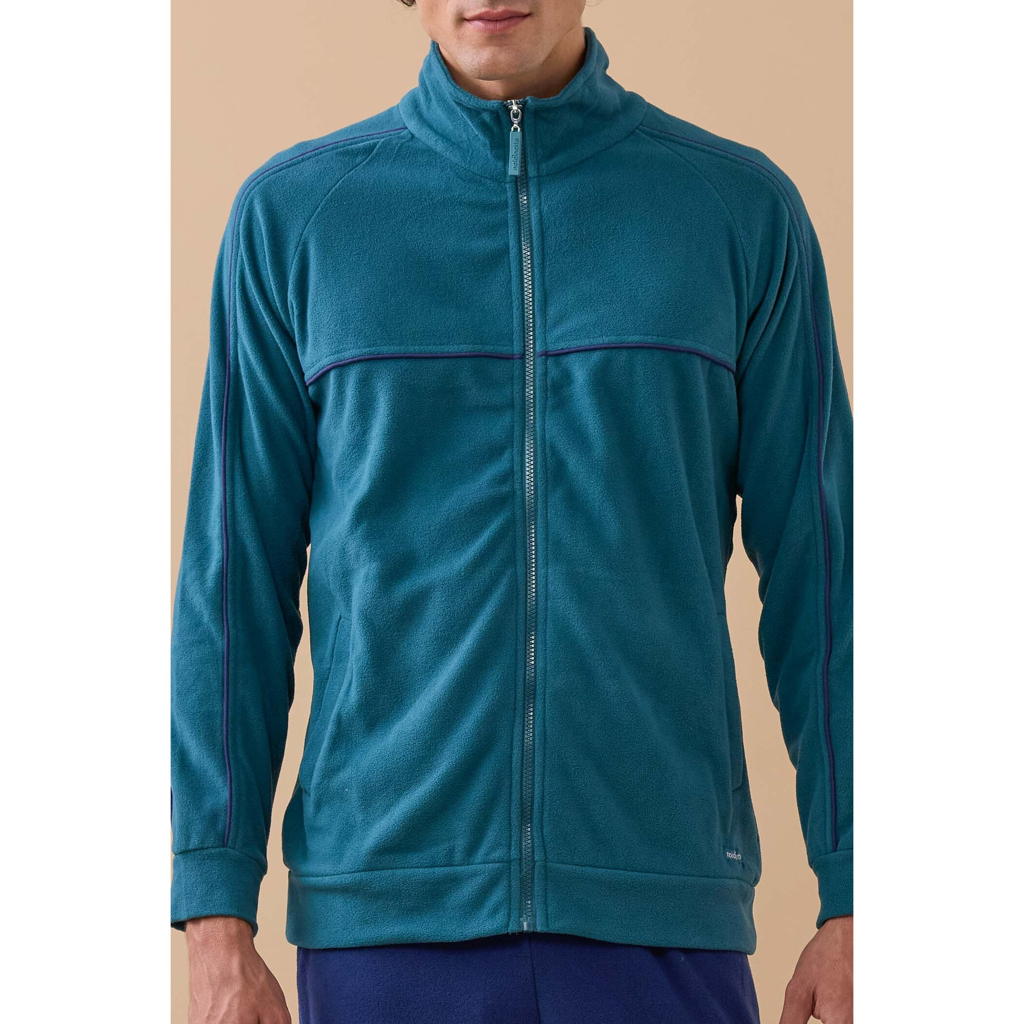Pigiama uomo brooklyn in pile con zip Noidinotte