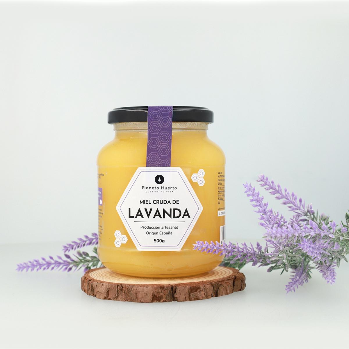 Miel Cruda de Lavanda Planeta Huerto 500 gr