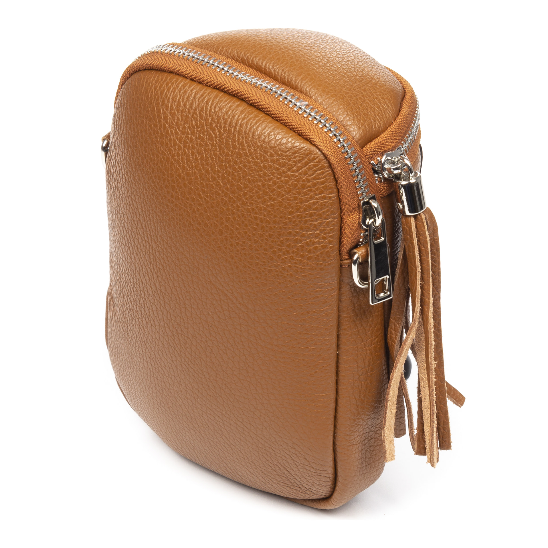 Agugliano borsa a tracolla donna. Pelle autentica Dollaro.