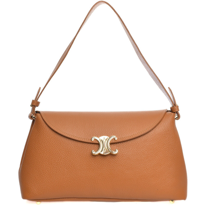 Borsa a mano Anna Luchini Cammello