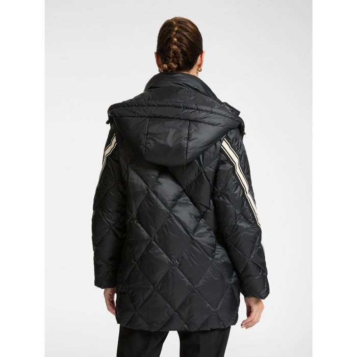 Elena Mirò - Chaqueta de plumas de estilo activo - Negro