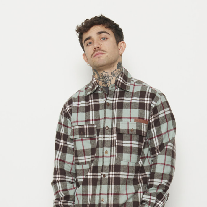 Camisa de franela de manga larga HUB Hydroponic