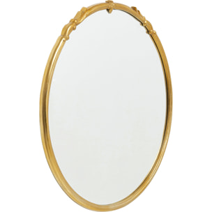 Miroir Cassandra 80cm doré Kare Design