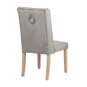 Silla Velvet Capitone Con Tirador 53x53x102 Cm