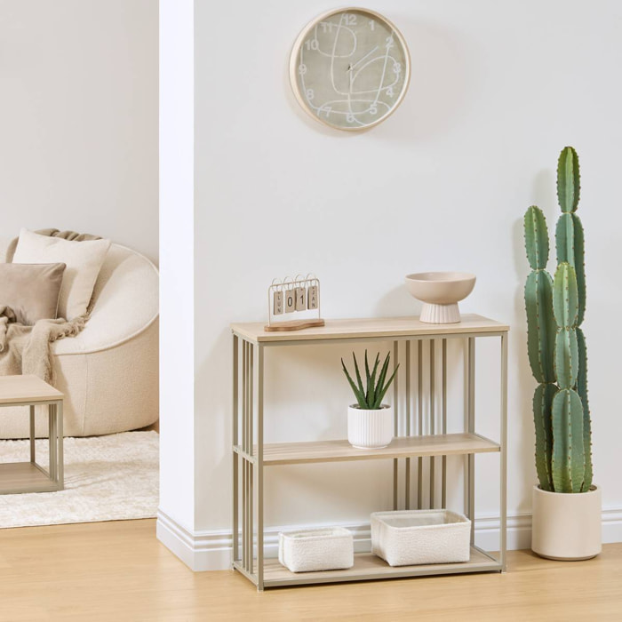 Console Duna rectangulaire 30x80cm beige