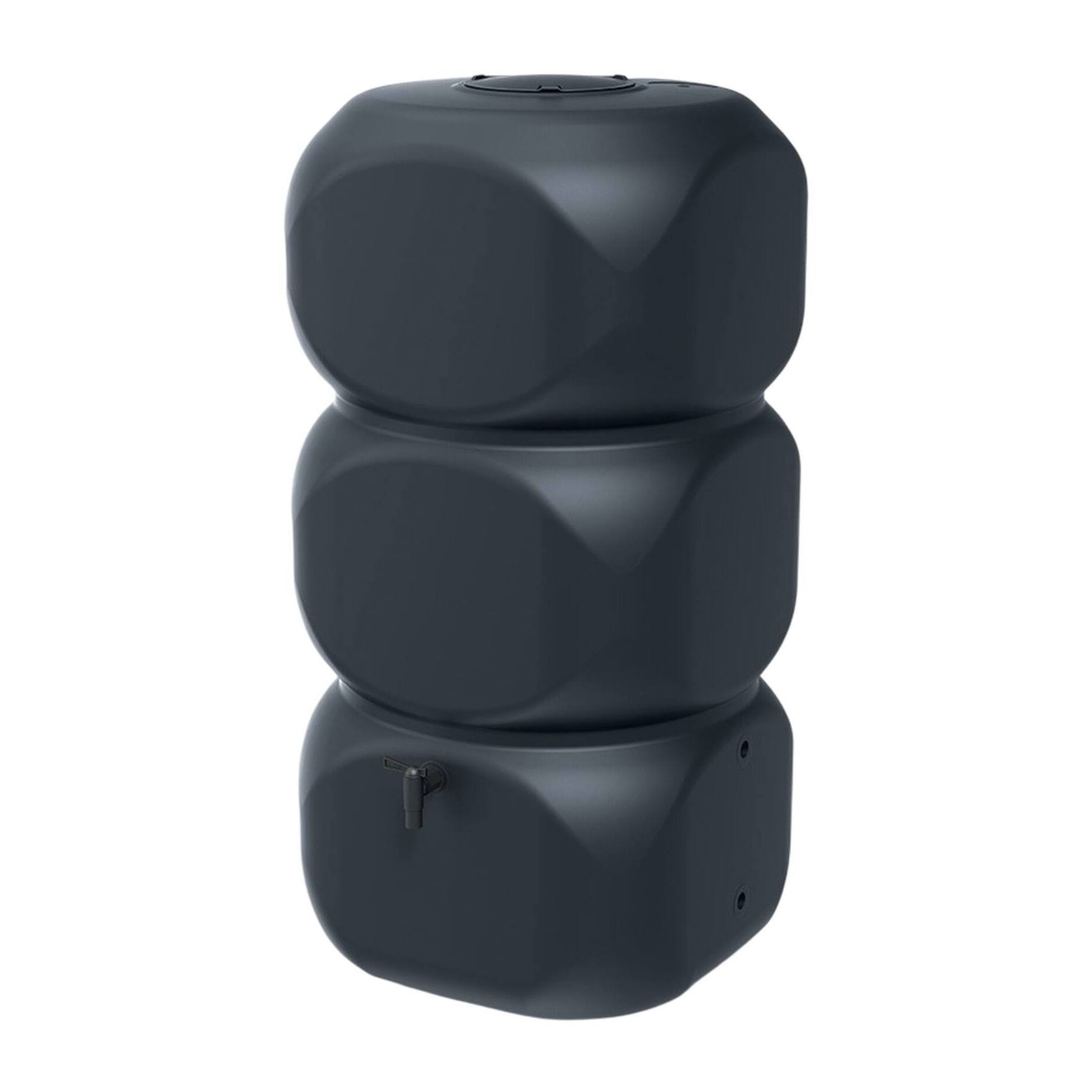 Bidón para agua de lluvia gubo de 320l color antracita