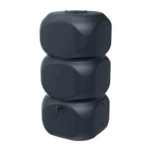 Bidón para agua de lluvia gubo de 320l color antracita