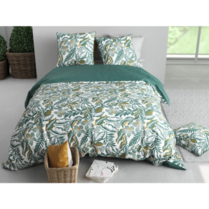 Parure Housse De Couette 3pcs 100% Coton 57 Fils SALLY