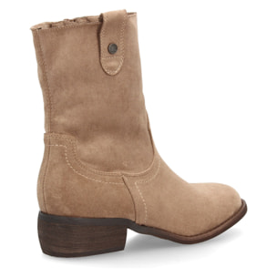 Botin de Tacon con Cremallera para mujer