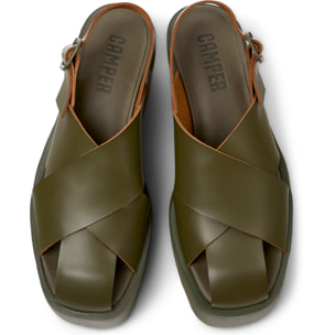 Sandalias - CAMPER Billie - Verde - Cuero liso