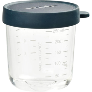 Pot de conservation BEABA verre 250ml dark blue