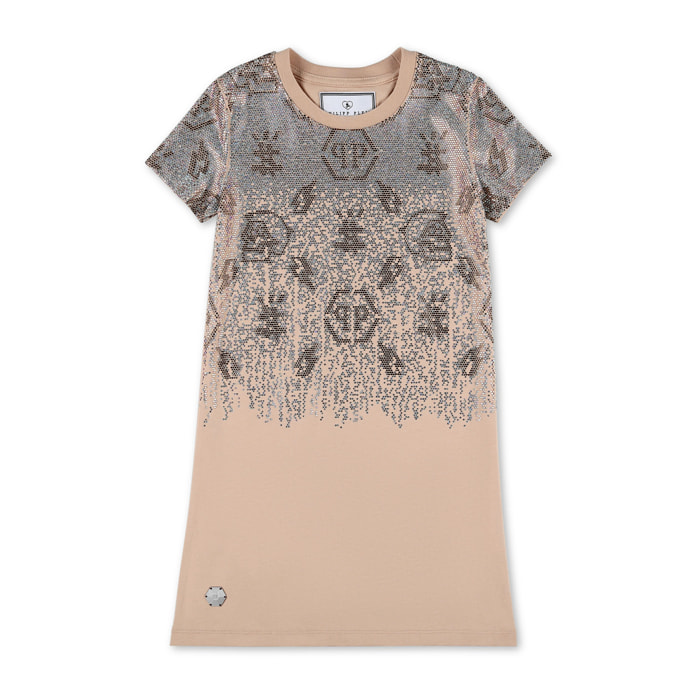 PHILIPP PLEIN T-shirt Short Dresses Monogram