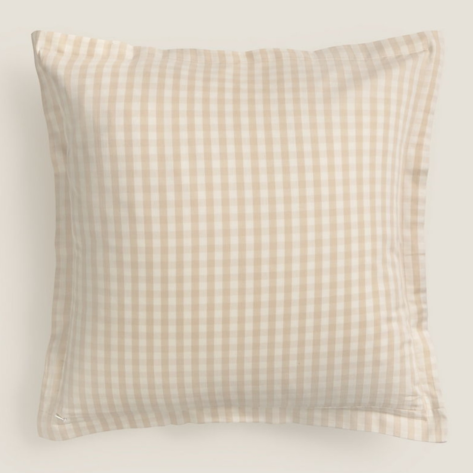 Funda de cuadrante algodón satén cuadros vichy Kimcuad color marron beige 100% Algodón