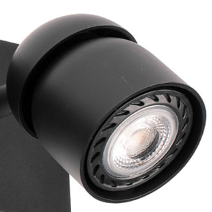 COCO 3L Lampada da parete nera