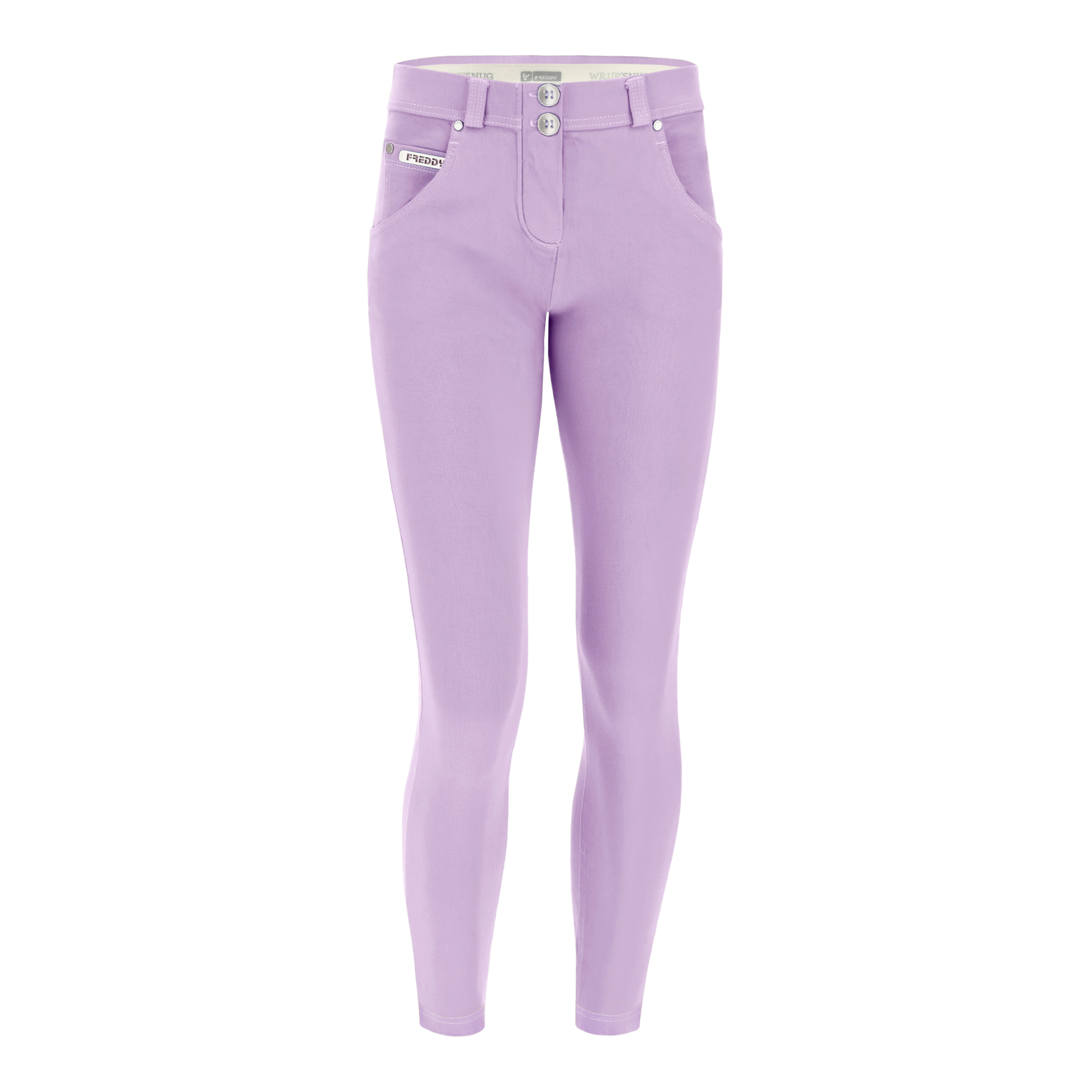 Pantaloni push up WR.UP® 7/8 superskinny tessuto navetta ecologico