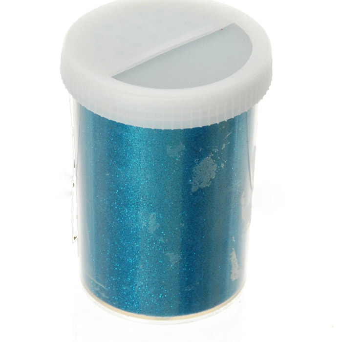 Glitter In Barattolo, 100 Gr - Pezzi 6 - 4,5X8,5X4,5cm - Colore: blu - Bianchi Dino - Articoli Natalizi