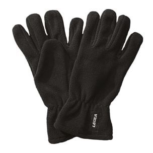 Guanti in Pile neri unisex