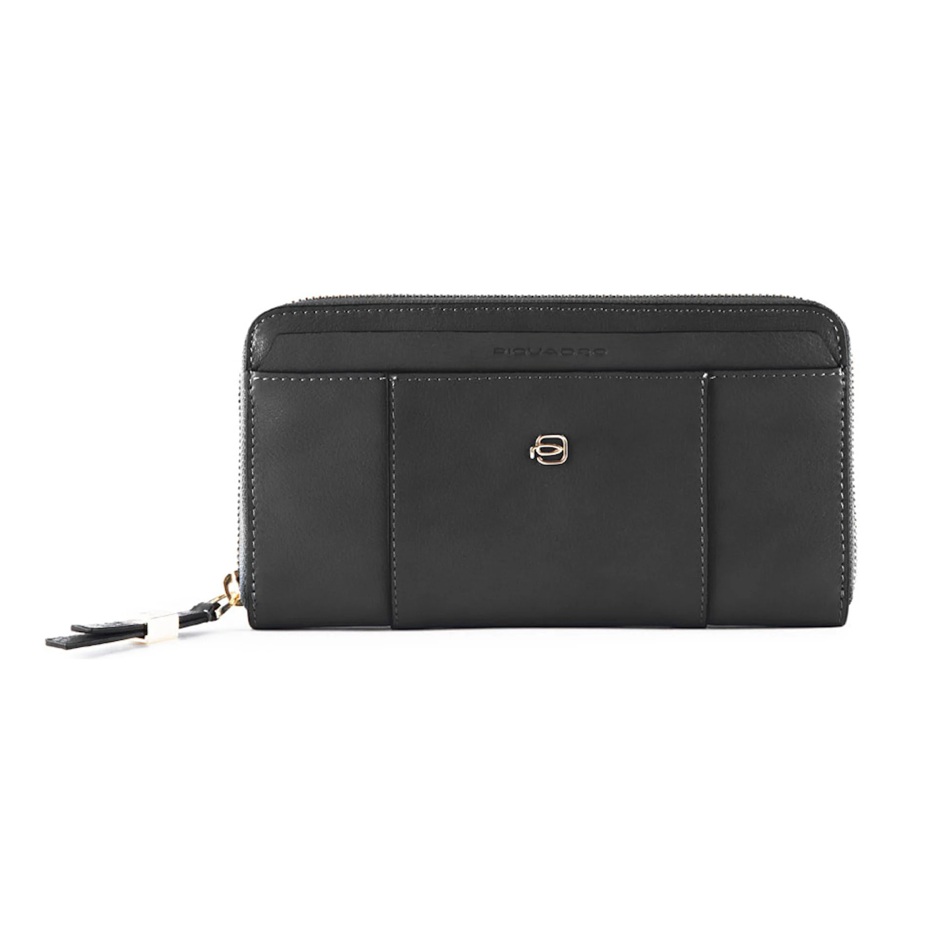 Piquadro Portafogli grande zip-around