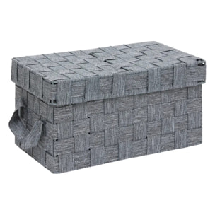 Set de 2 paniers Lise gris