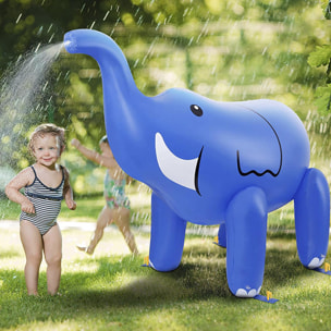 Elefante gigante inflable con aspersor de agua en la trompa. 220x160cm.