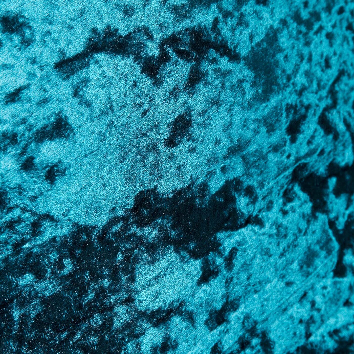 Coussin à franges Cannes 45x45cm bleu pétrole Kare Design