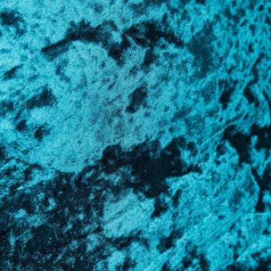 Coussin à franges Cannes 45x45cm bleu pétrole Kare Design