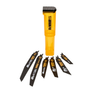 Coffret 6 lames scie sabre DEWALT - DT2440L