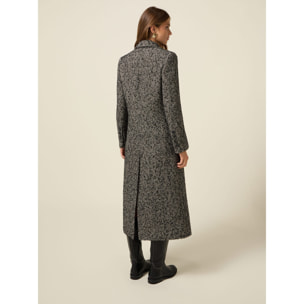 Oltre - Cappotto lungo spigato - Grigio