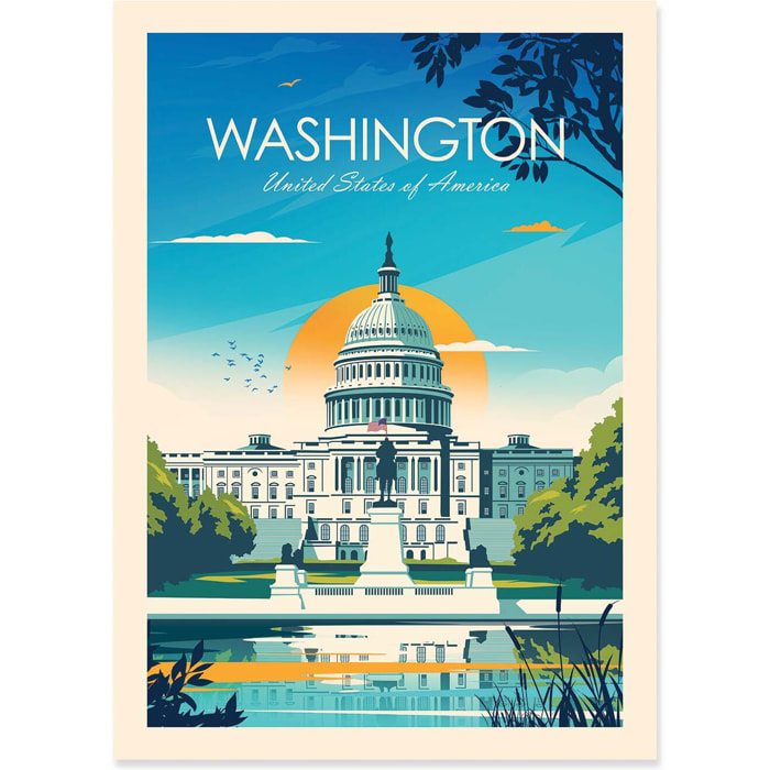 Affiche - Washington - Studio Inception