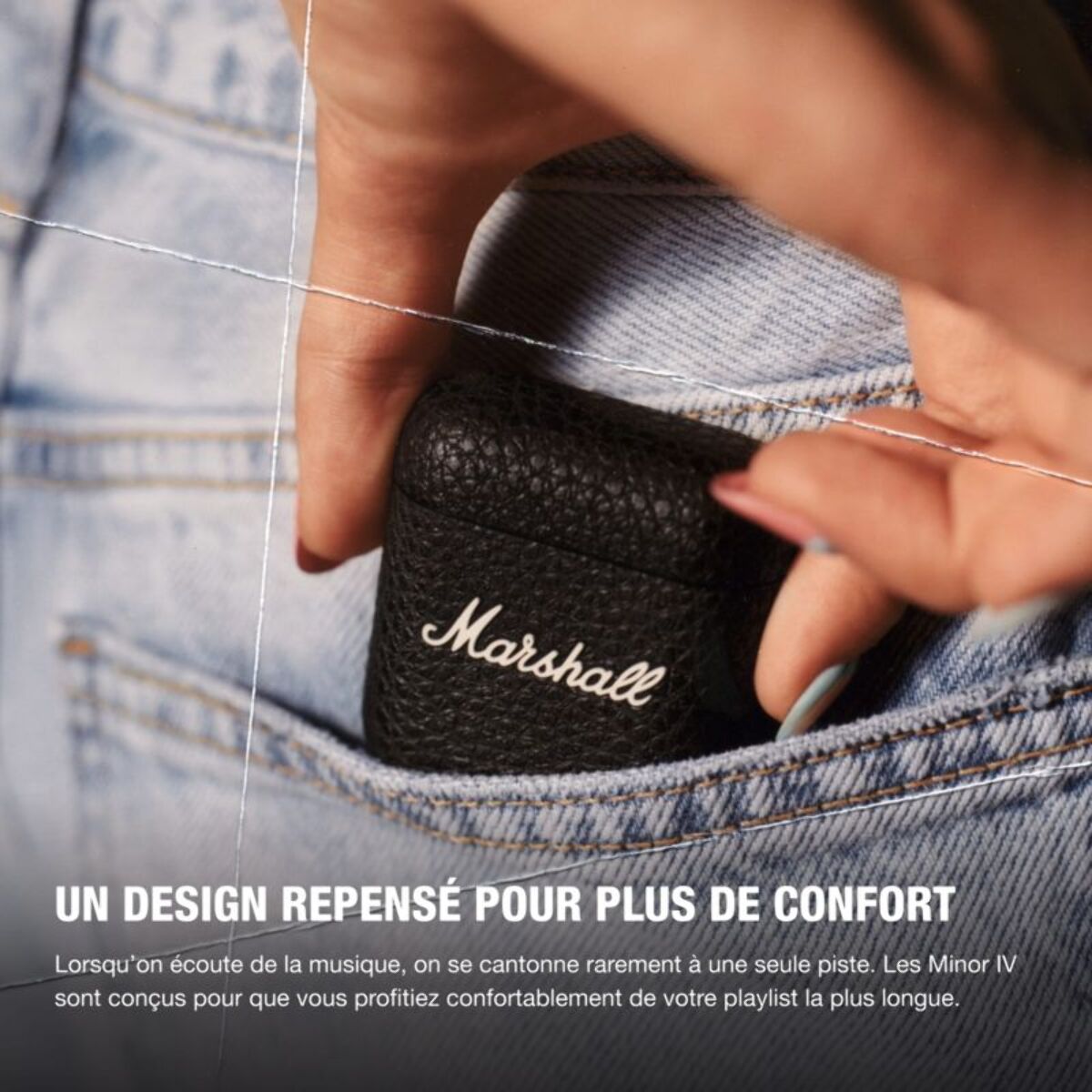 Ecouteurs MARSHALL Minor IV noirs - Sans fil, autonomie 30h