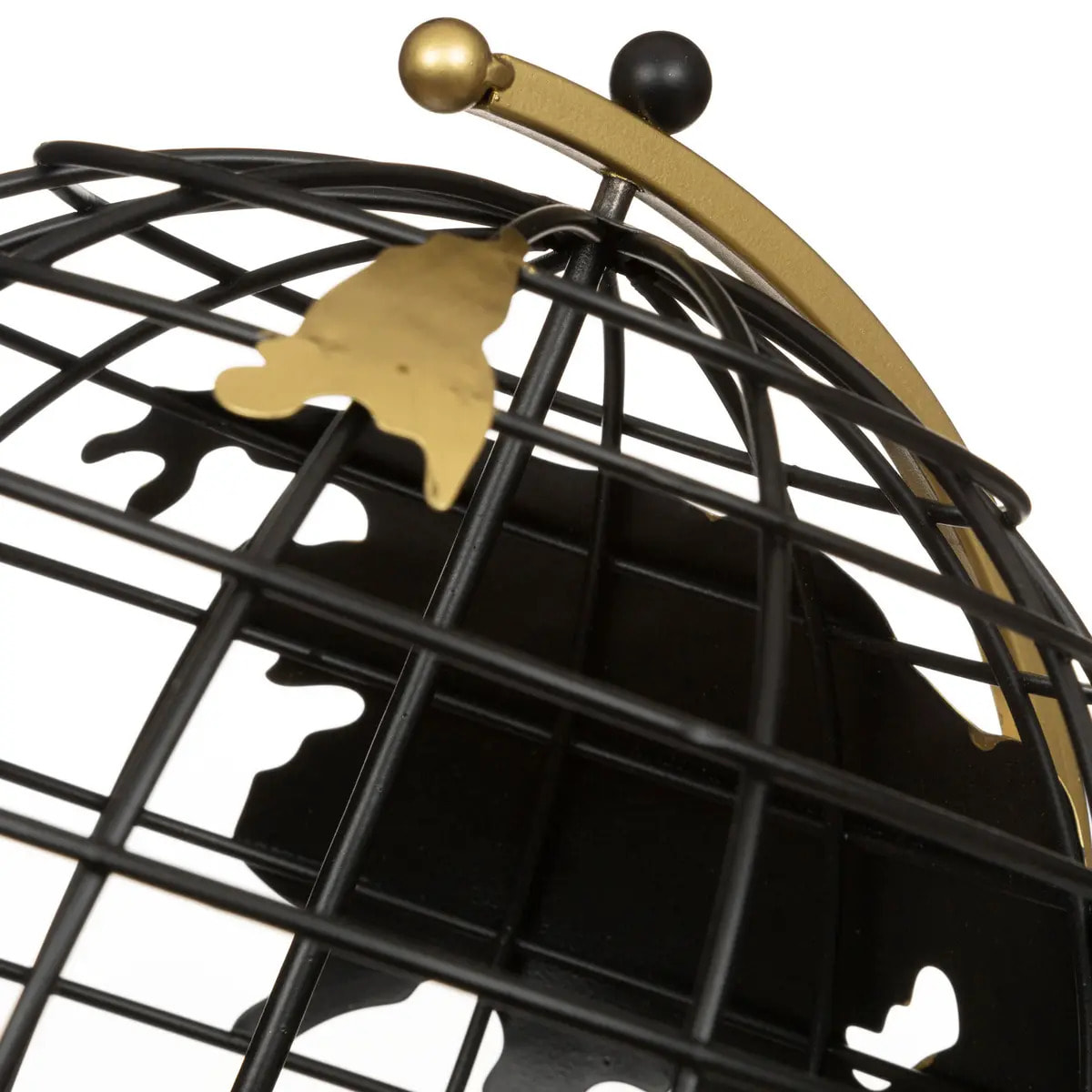 Globe "Ramon" métal noir 70cm