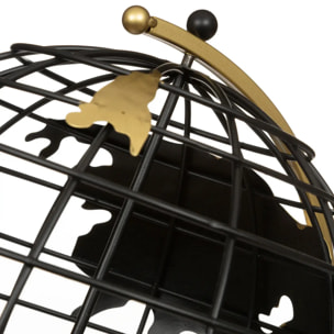 Globe "Ramon" métal noir 70cm