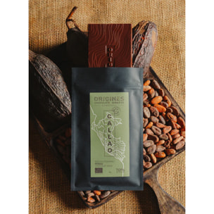 Tablette de chocolat noir 70% - Bean To Bar - Origine Pérou - 75g Bio