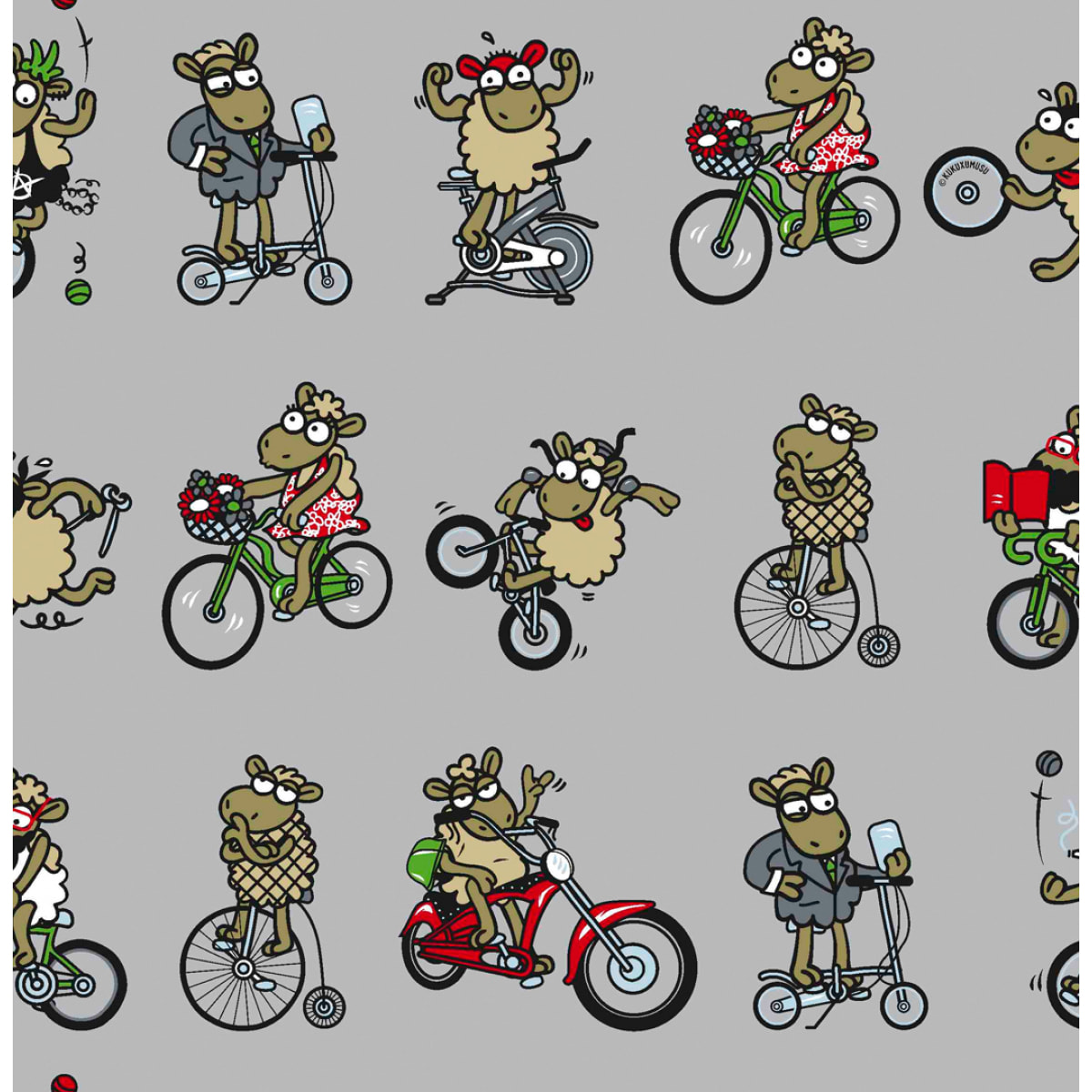 Sábana Encimera Tribikes - 100% algodón - 150 hilos