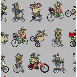 Sábana Encimera Tribikes - 100% algodón - 150 hilos