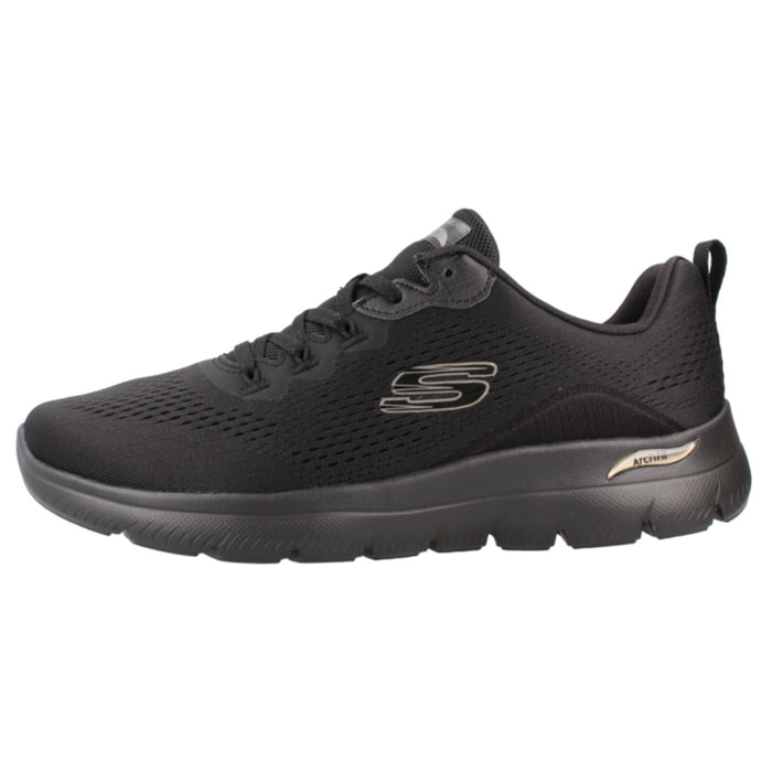Sneakers De  Mujer 150754s Arch Fit Summits Daily Flow Negro