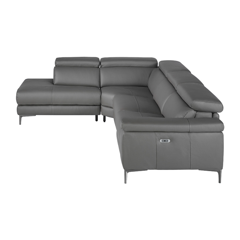 Sofá Angel Cerda de piel de vacuno 295x232x97cm