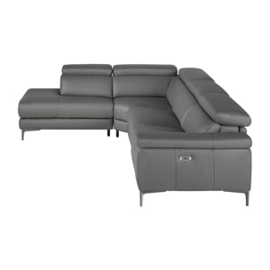 Sofá Angel Cerda de piel de vacuno 295x232x97cm