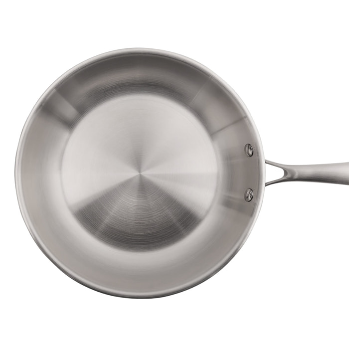 Gourmet - Wok de 28 cm de inoxidable triply