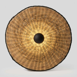 COSTAS 600 H70 Aplique/plafón negra/ratán