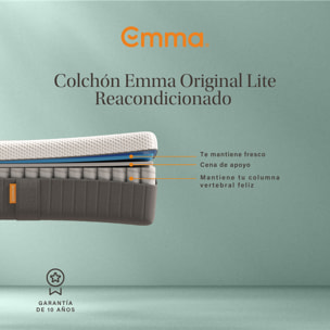 Colchón Original Lite Reacondicionado  | Muelles y espuma viscoelástica | 22 cm
