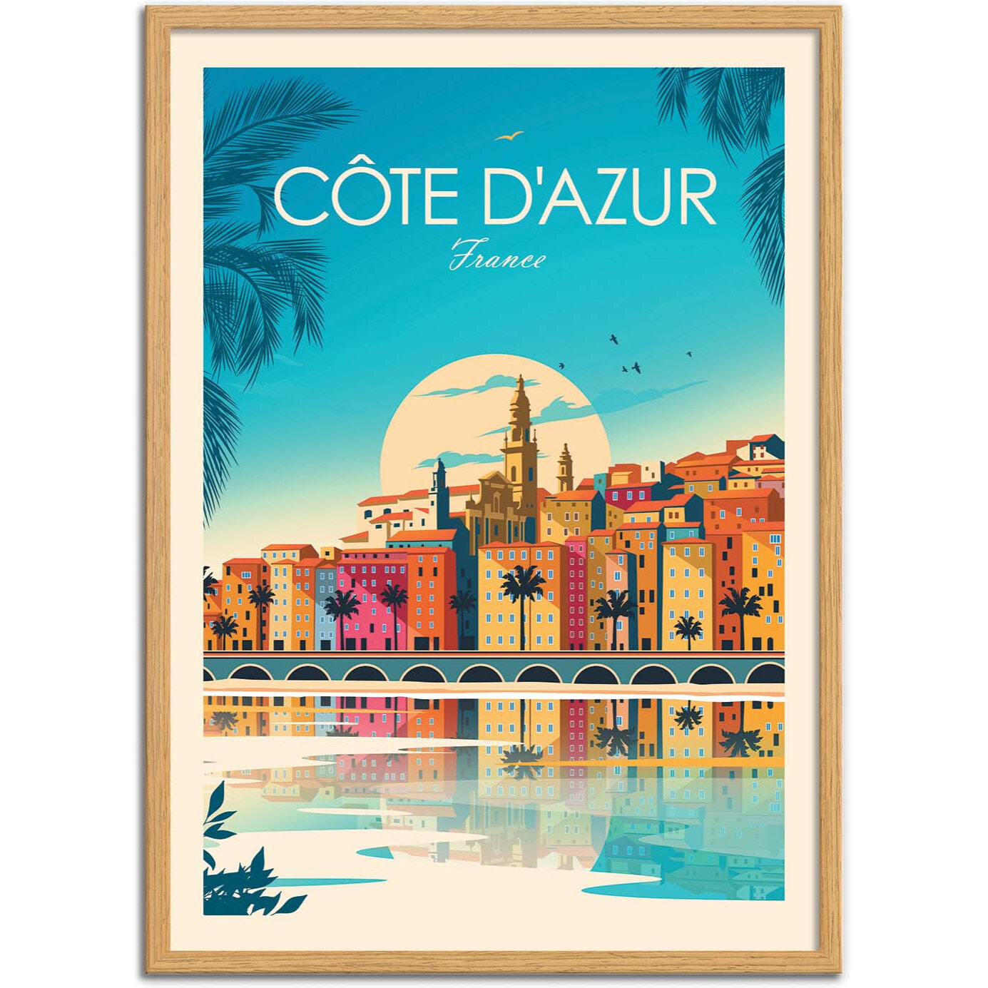 Affiche - Cote d'Azur France - Studio Inception