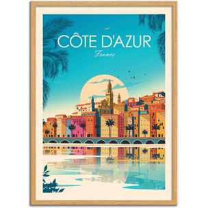 Affiche - Cote d'Azur France - Studio Inception