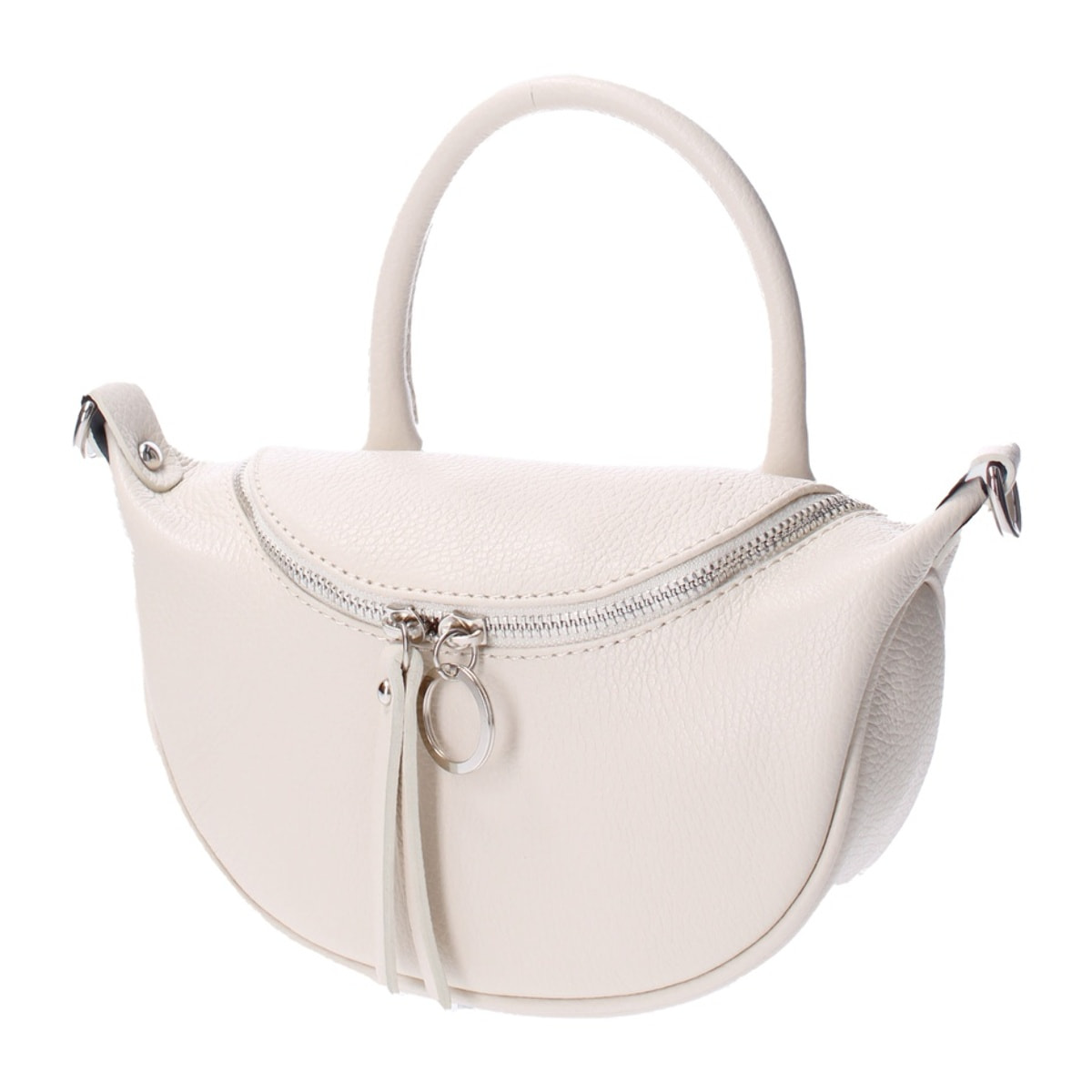 Borsa a mano da donna - Modello Mae - Vera pelle - 26.0 x 13.0 x 8.0 cm