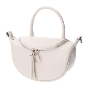 Borsa a mano da donna - Modello Mae - Vera pelle - 26.0 x 13.0 x 8.0 cm