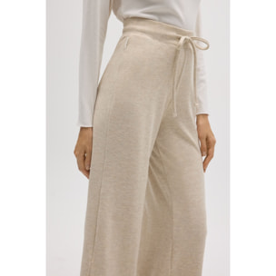 Pantaloni dritti color avorio extra comodi