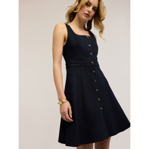 Motivi - Vestito chemisier in denim - Blu