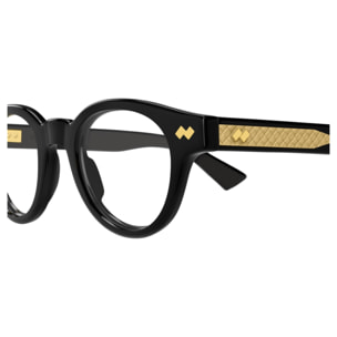 Gafas de Vista Bottega Veneta BV1443O-001 de Acetato Unisex 45 mm
